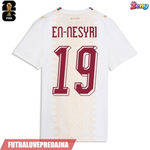 Lacne Ženy Futbalové dres Maroko Youssef En-Nesyri #19 MS 2026 Krátky Rukáv - Preč